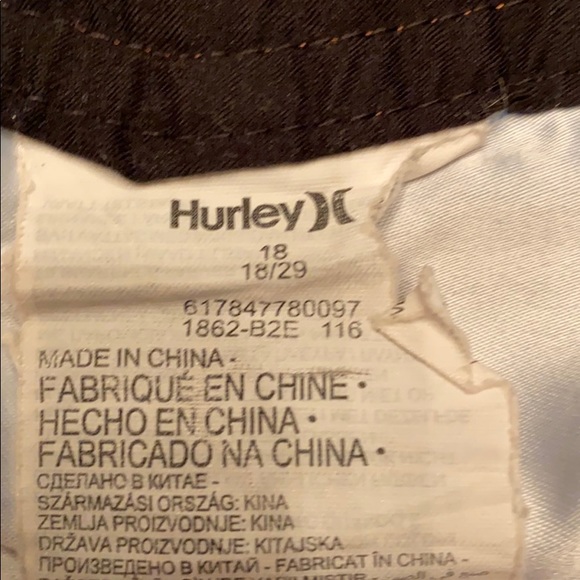 Hurley Swim Trunks Boys Sz 18 - Picture 6 of 6